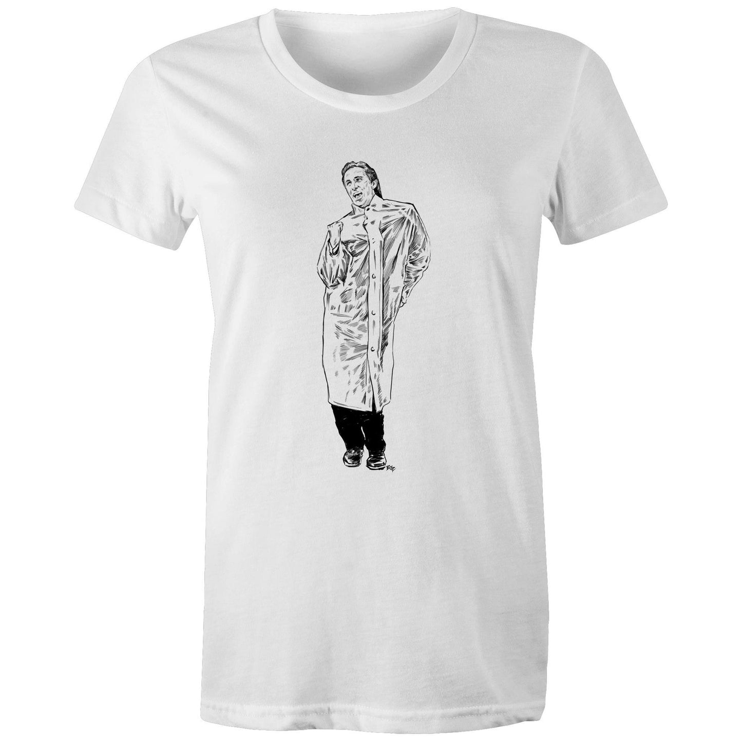 "You like Huey Lewis and The News?" - Women's Maple Tee