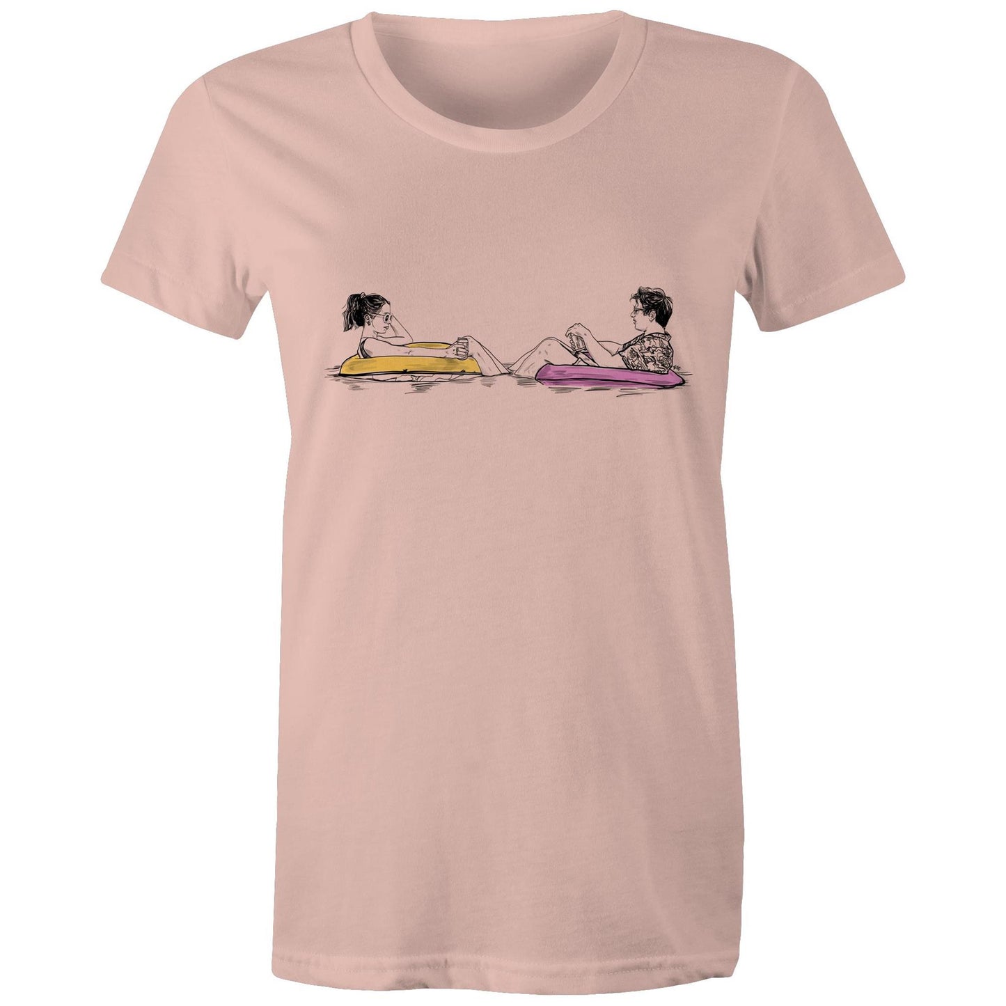 Sarah & Nyles - Women's Maple Tee