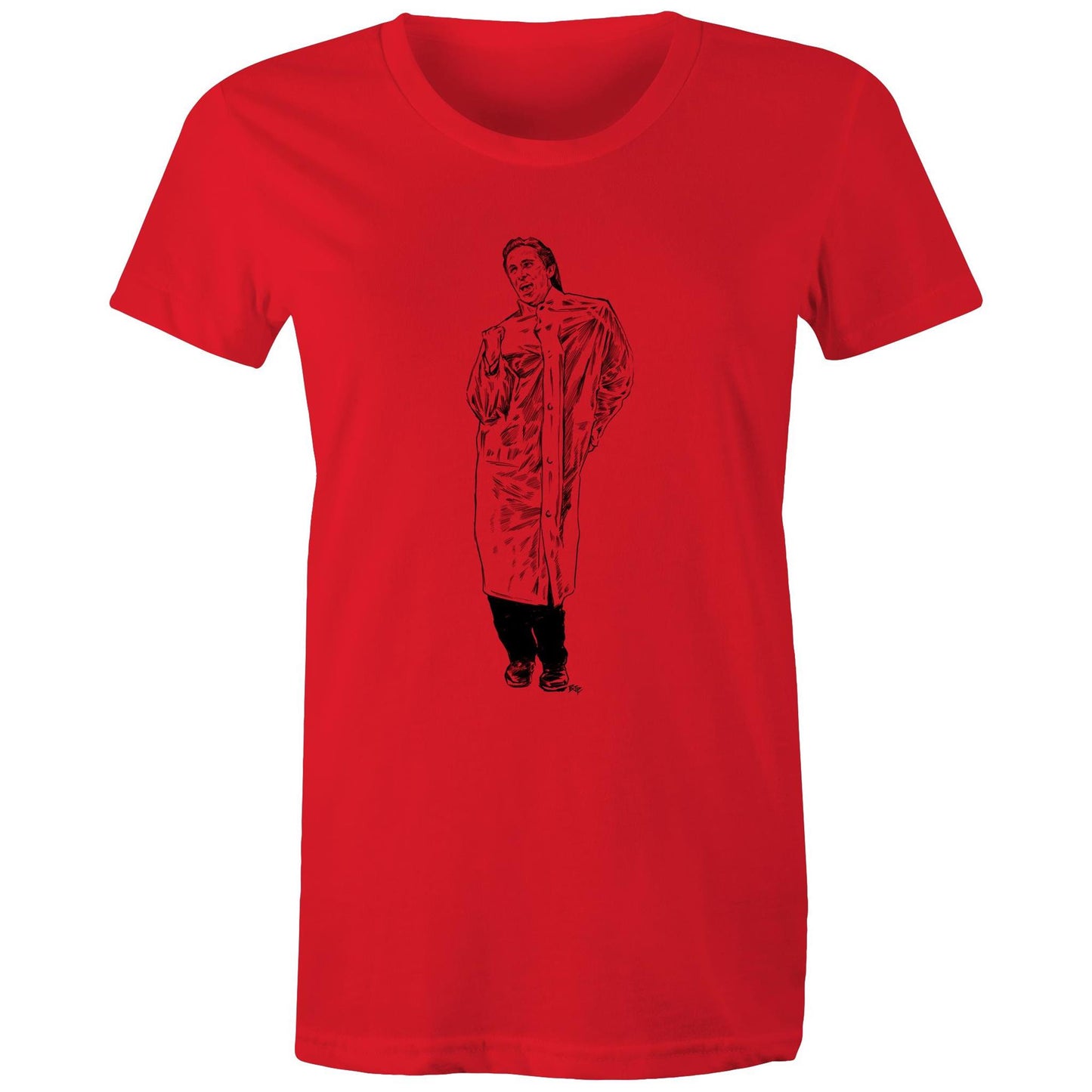 "You like Huey Lewis and The News?" - Women's Maple Tee