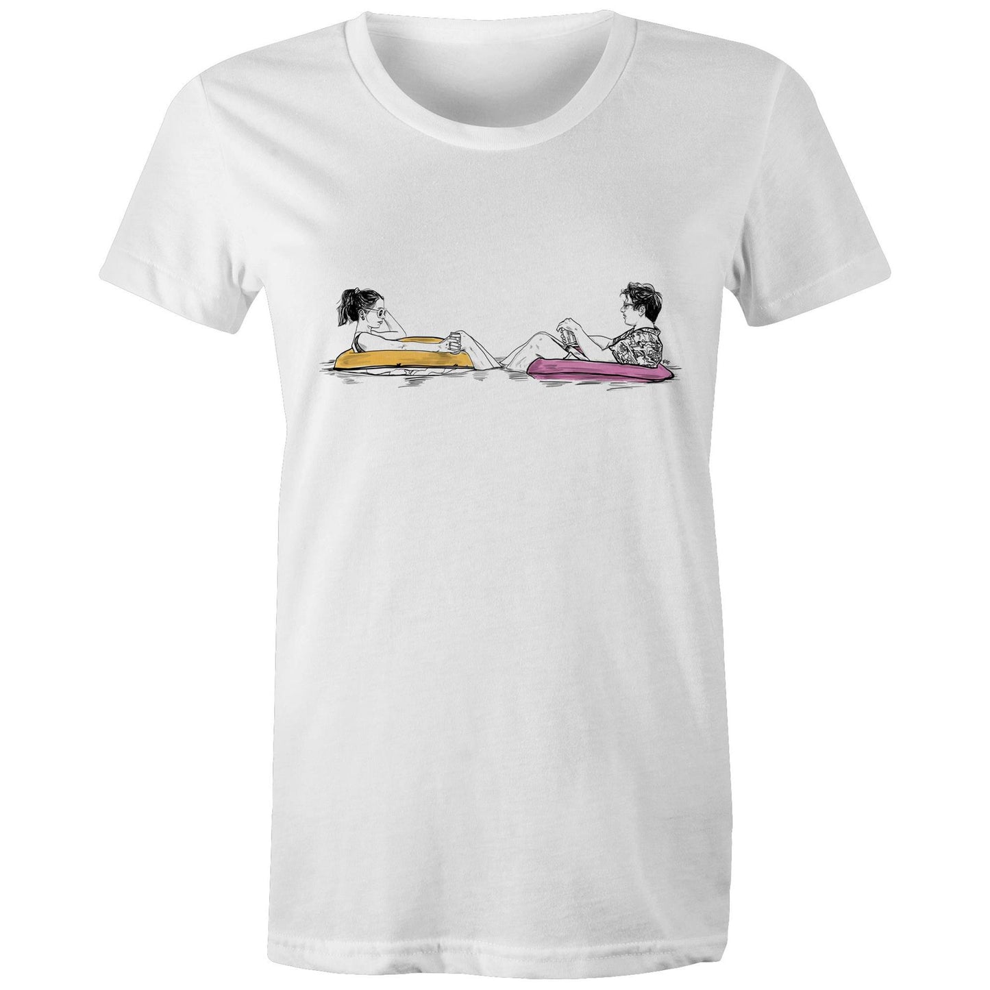 Sarah & Nyles - Women's Maple Tee