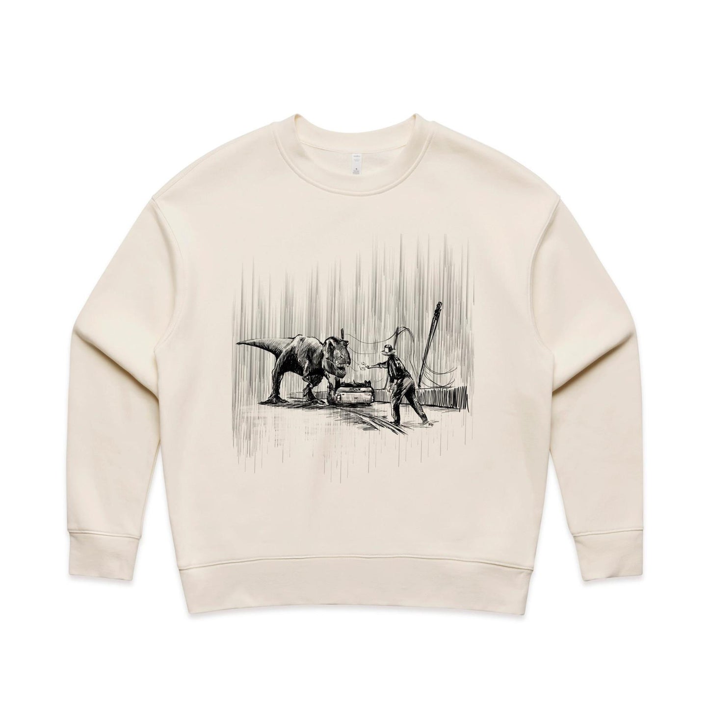 "Where did the vehicles stop?" - Women's Crew Jumper