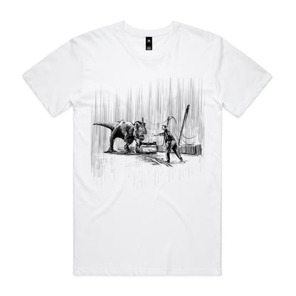 "Where did the vehicles stop?" - Classic Tee