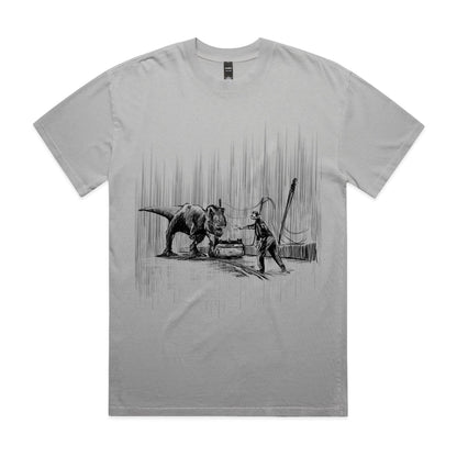 "Where did the vehicles stop?" - Box Tee