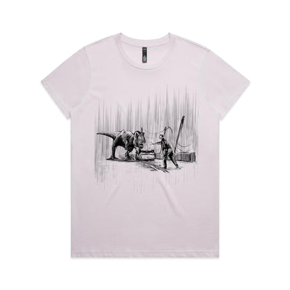 "Where did the vehicles stop?" - Women's Tee