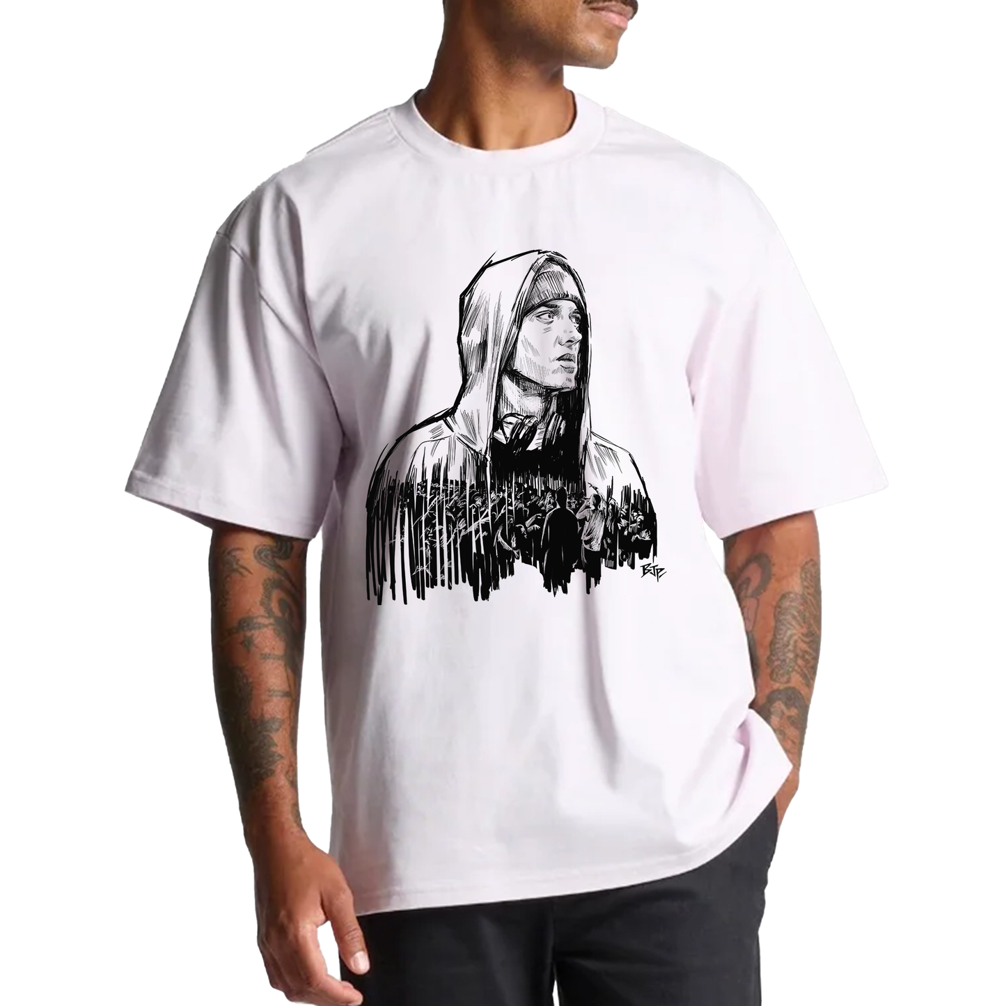 8 Mile - Heavy Faded Tee