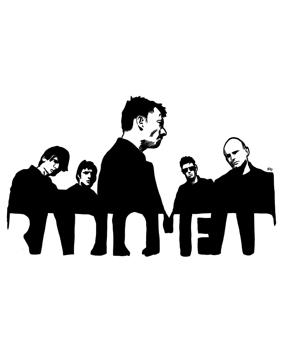 Johnny, Colin, Ed, Philip & Thom - Classic Tee