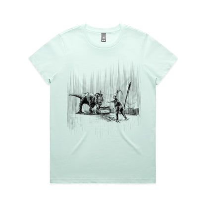 "Where did the vehicles stop?" - Women's Tee