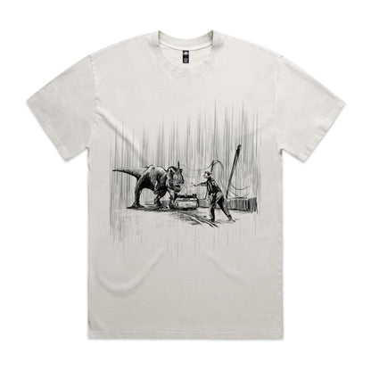 "Where did the vehicles stop?" - Box Tee