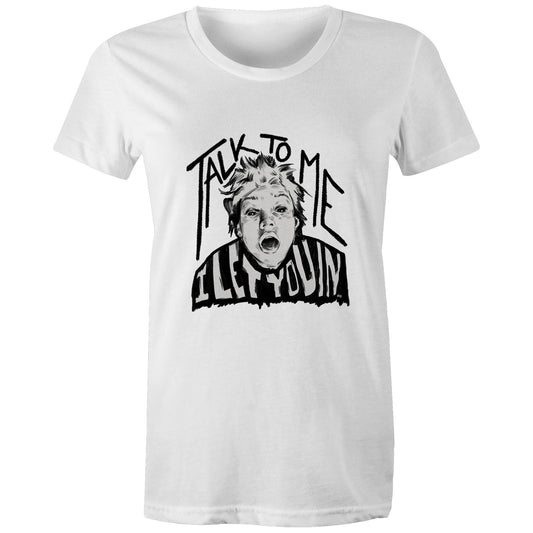 Talk To Me - Women's Maple Tee
