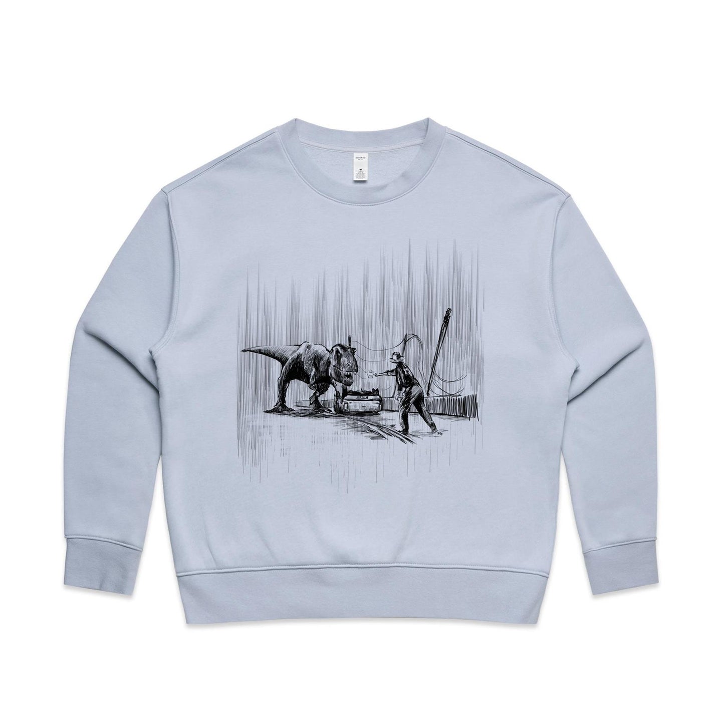 "Where did the vehicles stop?" - Women's Crew Jumper
