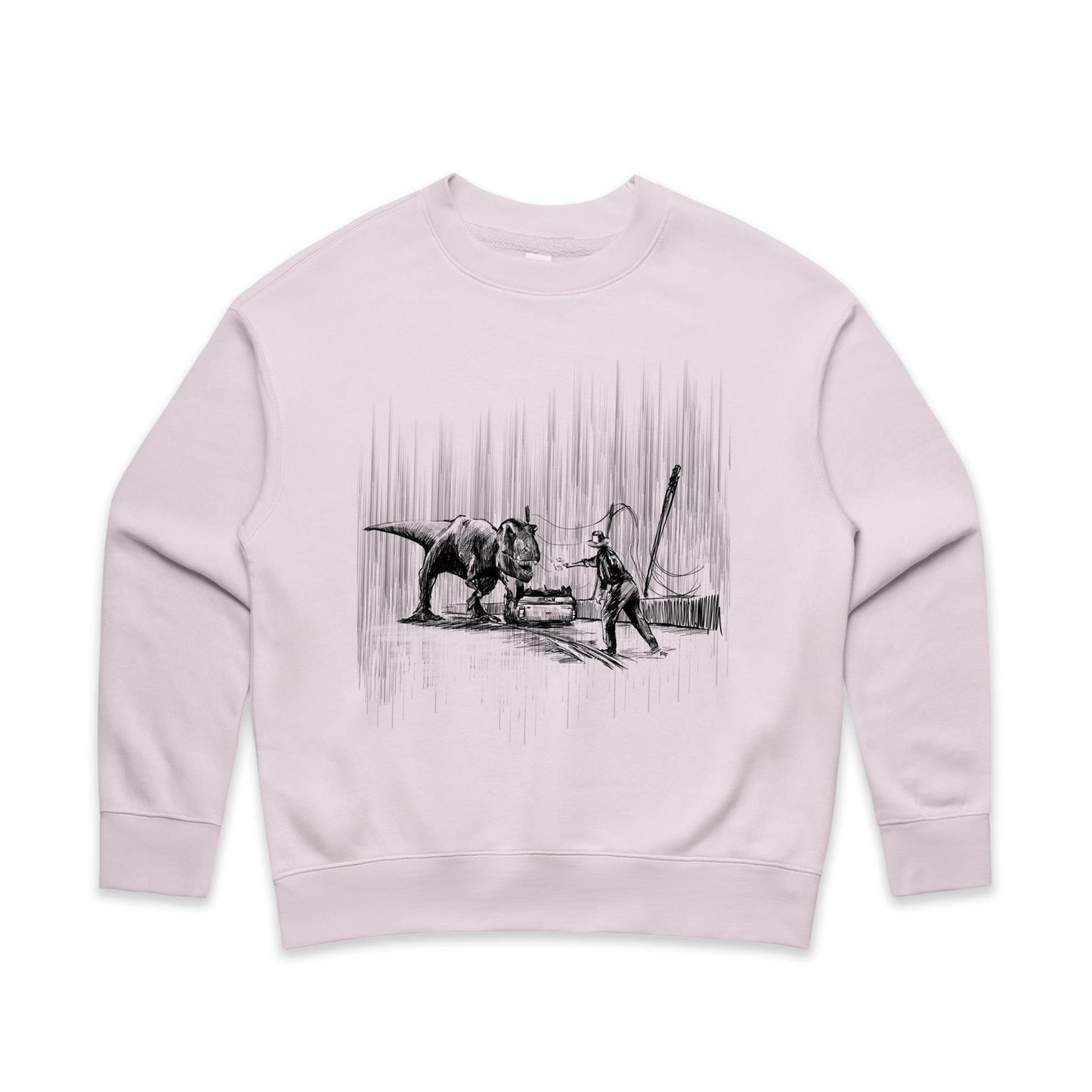 "Where did the vehicles stop?" - Women's Crew Jumper