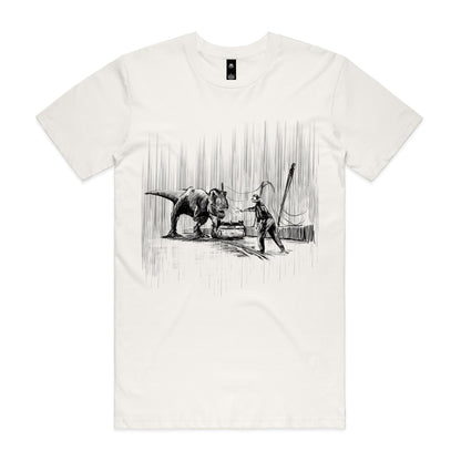 "Where did the vehicles stop?" - Classic Tee