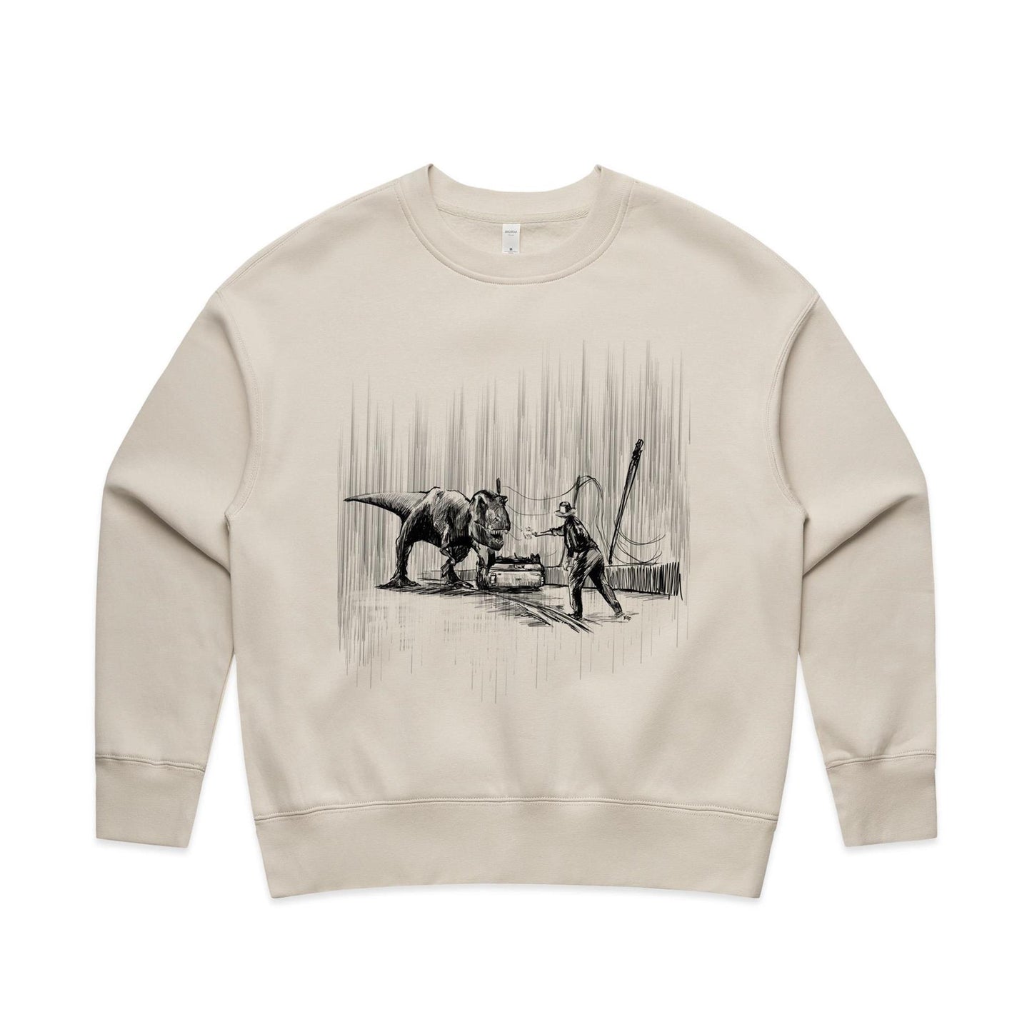 "Where did the vehicles stop?" - Women's Crew Jumper