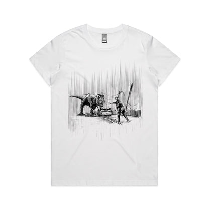 "Where did the vehicles stop?" - Women's Tee
