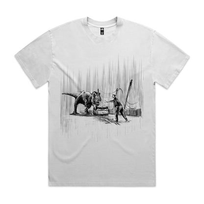 "Where did the vehicles stop?" - Box Tee