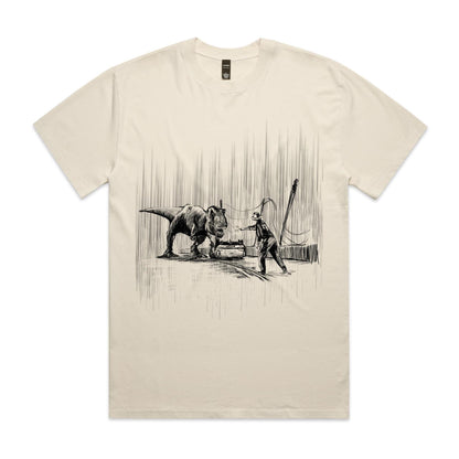 "Where did the vehicles stop?" - Box Tee